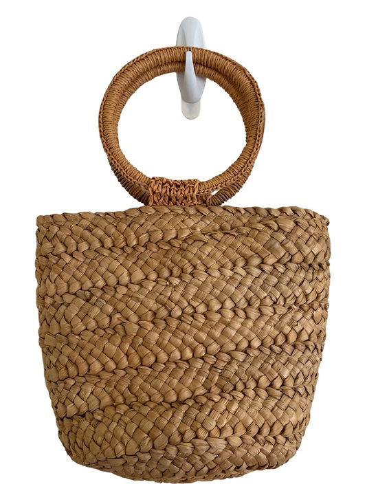 l*space Handbags - L Space LSPACE Bella Woven Straw Mini Tote Bag in Natural